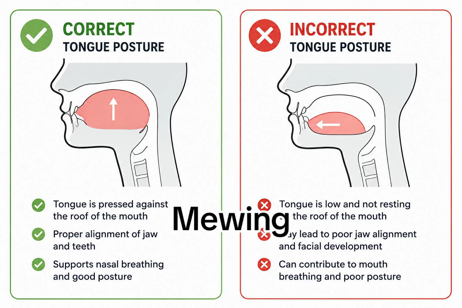 Ascend AI campaign post — Correct tongue posture
